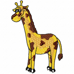 Giraffe Embroidery Design 3 Giraffe Embroidery Design 3